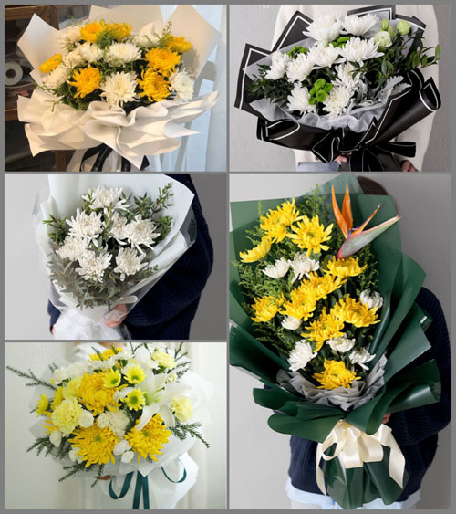 辽宁鞍山铁东区湖南街道白事花束代送